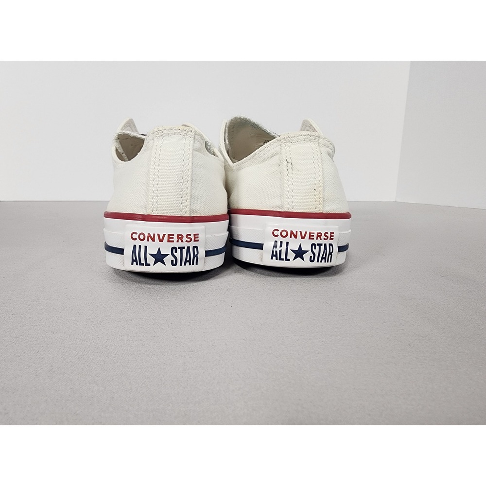 Converse Chuck Taylor All Star Low Top Sneakers White Canvas M9696 Mens 5 Wo 7 - Picture 3 of 14